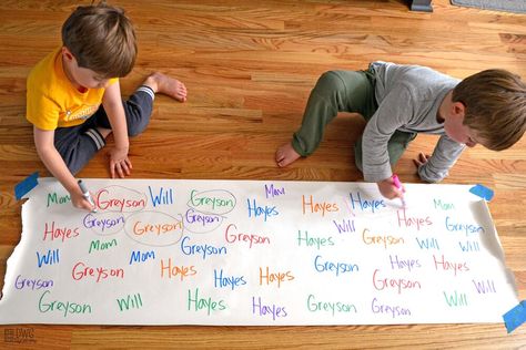 Name Recognition Activities Preschool, Name Recognition Activities, Teaching Classroom Procedures, Name Games For Kids, Recognition Ideas, Find Your Name, Preschool Names, Letter Recognition Activities, Name Recognition