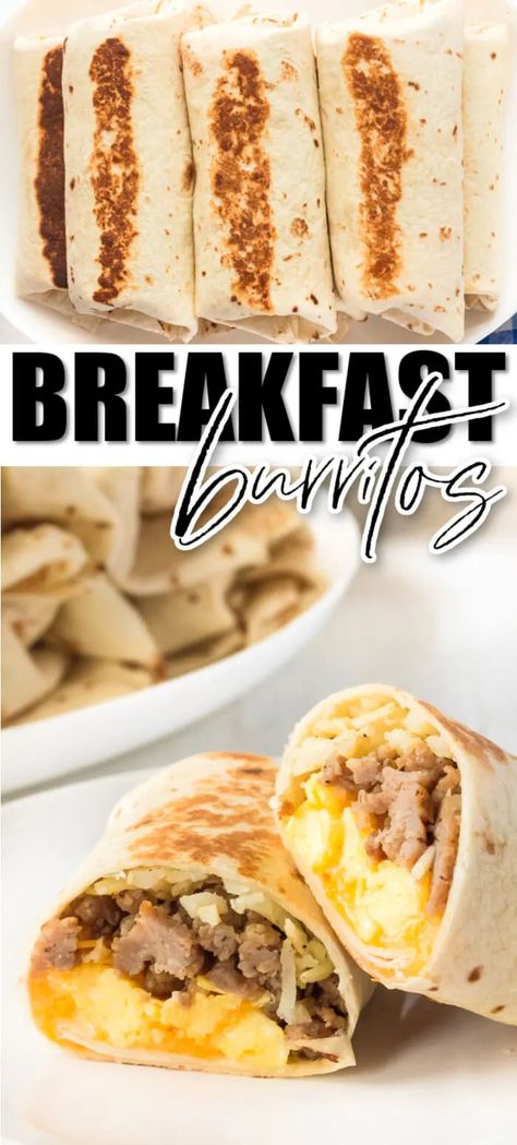 HOMEMADE BREAKFAST BURRITO RECIPE Baked Breakfast Burritos, Easy Breakfast Burrito Recipe, Breakfast Burrito Recipe, Breakfast Burritos Frozen, Baked Breakfast, Burrito Recipe, Breakfast Burritos Recipe, Dinner Leftovers, Homemade Enchiladas