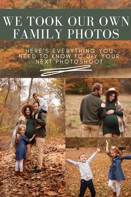 Taking Our Own Family Photos, Diy Backyard Family Photoshoot Ideas, Family Photos With Phone, Diy Family Photos Poses, How To Do Hair For Family Photos, Tips For Taking Family Photos, Family Photo Checklist, Diy Family Photos With Tripod, Easy Diy Family Photo Shoot