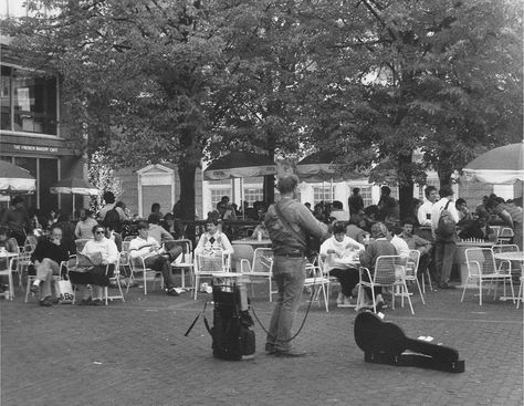 Early 1980s. Harvard Square, Cambridge, Boston