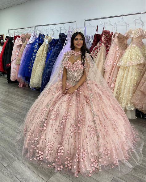 Pink Quince Dress With Cape, Quince Dresses With Capes, Pink Quinceanera Dresses With Cape, Pink Quince Dress With Sleeves, Pink Quinceanera Dresses With Sleeves, Quince Dress With Cape, Blush Quinceanera Dress, Quinceanera Dresses With Cape, Quinceanera Dresses Blush