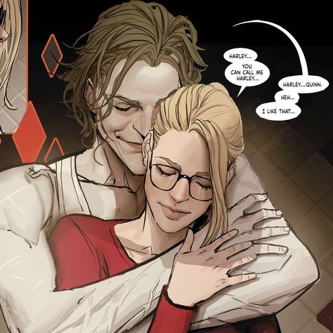 Harley Quinn And Joker, Harley And Joker Love, Joker Comic, Harleen Quinzel, Comic Book Panels, Harley Quinn Art, Dc Comics Artwork, Im Batman, Batman Joker