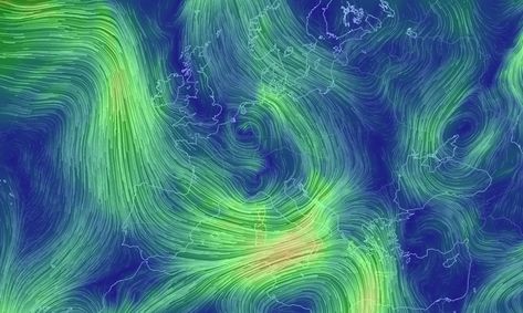 Earth Wind Map: the visualization of atmospheric data Landscape Architecture Presentation, Wind Map, Data Patterns, Map Diagram, Data Map, Data Visualization Design, Ocean Current, Heat Map, Earth Map