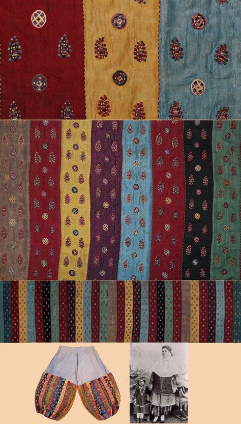 Iranian Textiles, Iranian Embroidery, Persian Costume, Persian Textiles, Qajar Dynasty, Persian Fashion, Mood Colors, Fibres Textiles, Persian Pattern