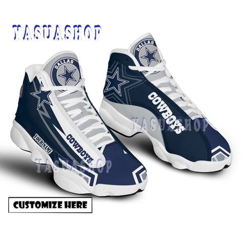 Dallas Cowboys Shoes, Custom Jordans, Cowboy Shoes, Jordan 13 Shoes, Personalized Shoes, Shoes Design, Shoes Sport, Jordan 13, Cow Boy