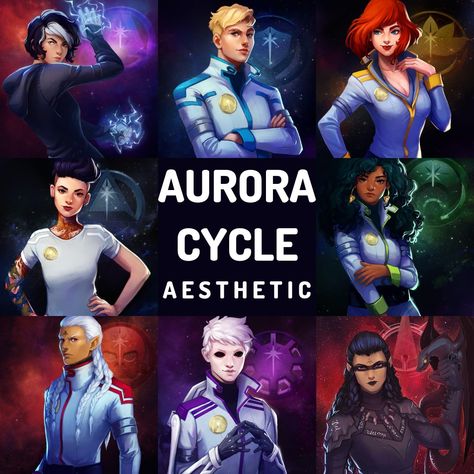 Cycle Aesthetic, Aurora Cycle, Illuminae Files, Aurora Rising, Aesthetic Cover, The Aurora, Aurora, Cycling, Film