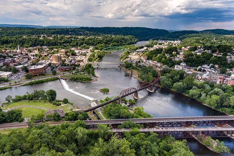 Easton, PA | The 10 Best Home Base Cities for Road Trippers | Livability Easton Pennsylvania, Easton Pa, Pennsylvania Dutch Country, Road Trip Routes, Delaware River, Roadside Attractions, Weekend Getaway, Historic Homes, Delaware