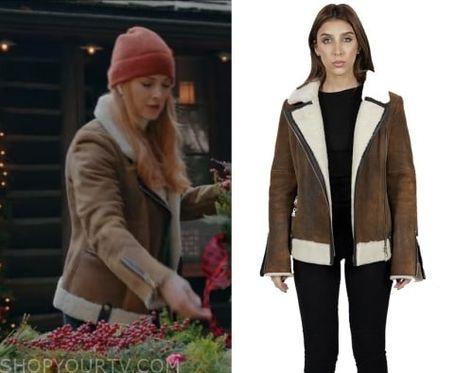 Virgin River Mel Outfits, Curvy Winter Outfits, River Outfit, Sherpa Jacket, Winter Aesthetic, Winter Outfits, Fall Winter, Tv Shows, Fashion Outfits