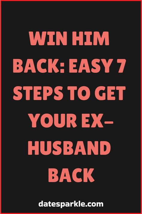 If you're wondering, "How to get your ex-husband back?" Look no further! Rekindling a past flame is tricky but not impossible. Follow these 7 steps for a shot at reigniting the love you once shared. From communication to self-reflection, we've got tips that will have him thinking about you non-stop. Don't stress – with a sprinkle of patience and a dash of charm, who knows what could happen? End Of A Marriage, End Of Love, Funny Incidents, Into Your Arms, Get A Girlfriend, Get A Boyfriend, Actions Speak Louder, Want You Back, Small Acts Of Kindness