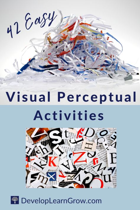 Vision Therapy Activities, Visual Activities, Perceptual Activities, Visual Planning, Brain Growth, Visual Perceptual Activities, Memory Activities, Visual Perception Activities, Free Time Activities