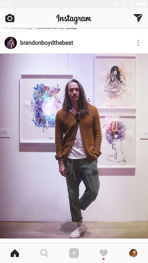 Brandon Boyd from Incubus Brandon Boyd Fashion Style, Brandon Boyd Style, Brandon Boyd Art, Melanin Art, Brandon Boyd, Incubus, Mens Casual Outfits, Good Looking Men, Mens Street Style