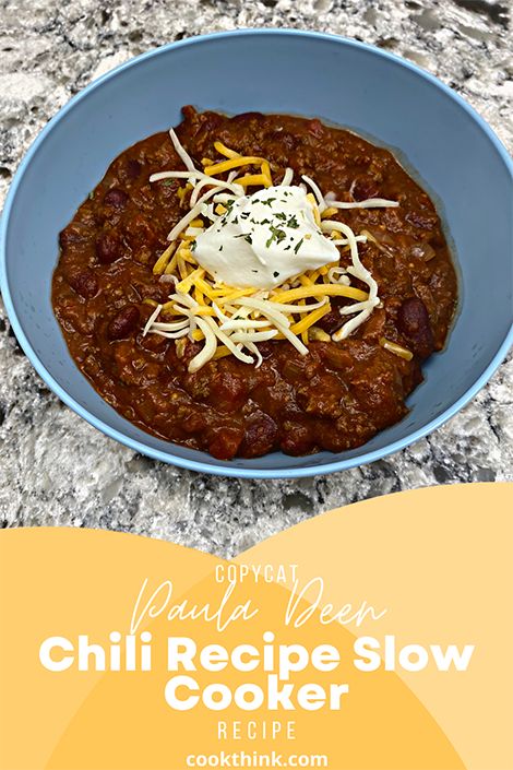 Paula Dean Chilli Recipe, Paula Dean Chili, Chili Recipe Paula Deen, Paula Deen Chili, Paula Deen Chili Recipe, Chilli Recipe Crockpot, Chocolate Chili Recipe, Chili Recipe Slow Cooker, Chili Seasoning Recipe