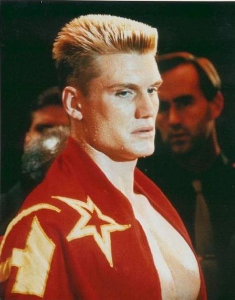 Ivan Drago, Rocky Film, Carl Weathers, John Rambo, Dolph Lundgren, Men Haircut Styles, Rocky Balboa, Mens Hair, Corte De Cabelo Masculino