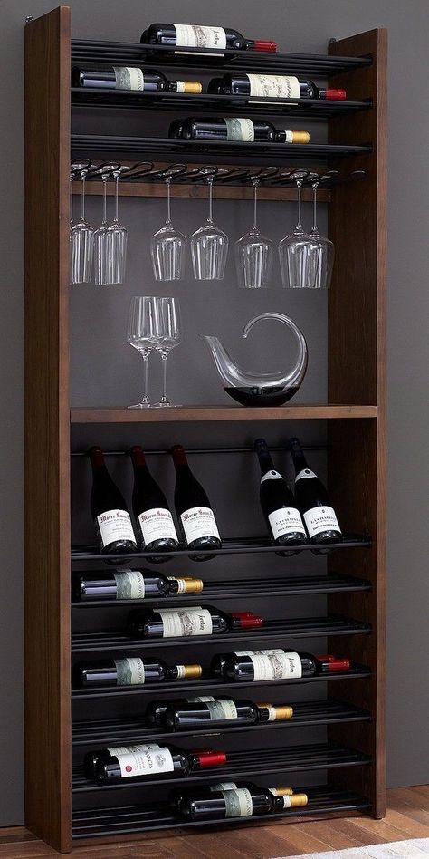 Wine Storage Wall, Wine Furniture, Wine Rack Design, Wine Closet, Modern Home Bar, Home Wine Cellars, Wine Cellar Design, Cellar Design, Home Bar Designs