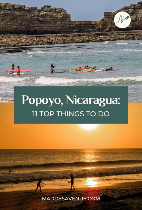 Embark on a radical-chic journey in Nicaragua with my ultimate Popoyo, Nicaragua travel guide. Explore the 11 best things to do in Popoyo, Nicaragua, from surf havens to hidden treasures. This will be your go-to resource for an authentic and unforgettable Popoyo adventure! Tap to learn more. | Nicaragua Travel Inspiration Popoyo Nicaragua, Radical Chic, Popoyo, Central America Destinations, Surf Lodge, Nicaragua Travel, Central America Travel, Dream Vacations Destinations, Surf Trip