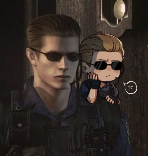 Resident Evil Wesker, Resident Evil Anime, Resident Evil Funny, Albert Wesker, Resident Evil Biohazard, Resident Evil Collection, Resident Evil Game, Drawing Examples, Resident Evil Leon