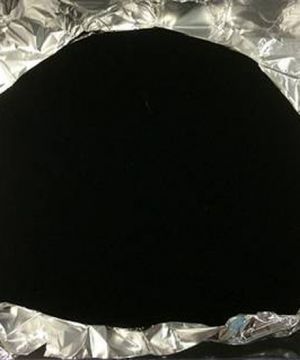 There's A New Black That's Even Blacker Than Black. British company Surrey NanoSystems "has produced a 'strange, alien' material so black that it absorbs all but 0.035 [%] of visual light, setting a new world record." Vantablack is so dark that the human eye cannot understand what it is seeing. Shapes and contours are lost, leaving nothing but an apparent abyss." text and image via refinery 29 Visible Spectrum, Anish Kapoor, Dark Material, Black Pigment, Visible Light, Telescopes, World Pictures, Nanotechnology, Black Hole