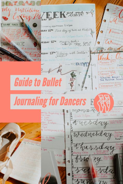 Dancer Journal Prompts, Dance Journal Ideas, Dance Journal, Ballet Journal, Year In Pixels, Ballet Technique, Ballet Exercises, Scrapbooking Techniques, Class Notes