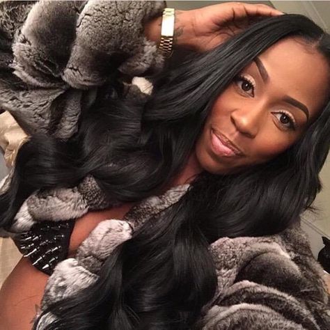 Kash Doll, Hair Creations, Hot Hair Styles, Hair Ponytail Styles, Hair Crush, Dec 12, American Doll, Gorgeous Hair, Wavy Hair