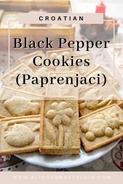 Croatian Cookies, Pepper Cookies Recipe, Pepper Cookies, Honey Walnuts, Chocolate Marshmallow Cookies, Salted Caramel Pretzels, Quick Cookies Recipes, Chocolate Chip Shortbread Cookies, Quick Cookies