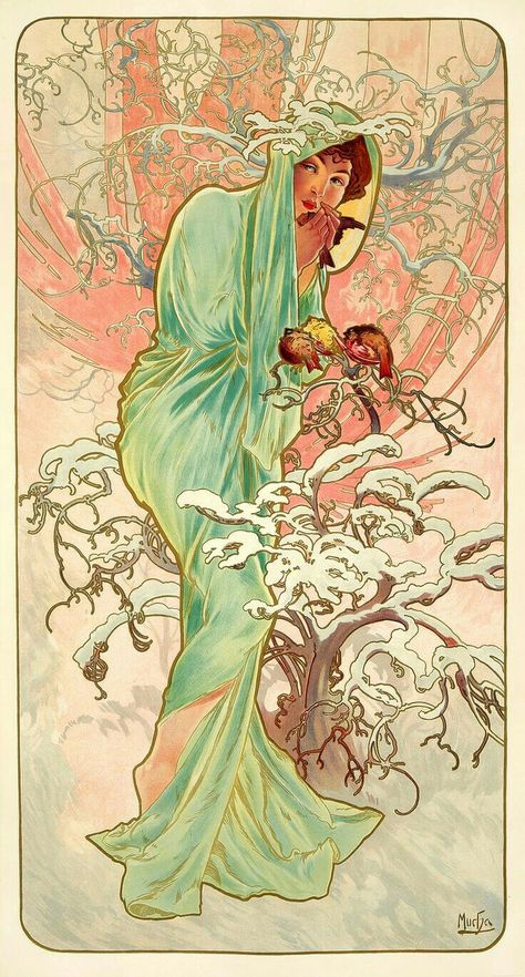 Alphonse Mucha Art, Mucha Art, Alfons Mucha, Alphonse Mucha, Wall Art Poster, Painting Crafts, Artist Art, Art Sur Toile, Painting Frames