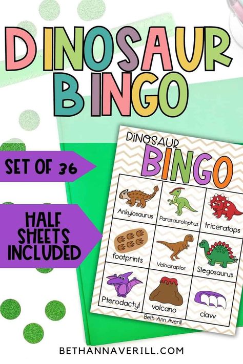 Dinosaur Bingo Cards for a Roaring Good Time 4 Dinosaur Bingo Free Printable, Dinosaur Themed Games, Dinosaur Bingo, Free Printable Bingo Cards, Bingo Games For Kids, Bingo Online, Fun Awards, Free Bingo Cards, Bingo For Kids