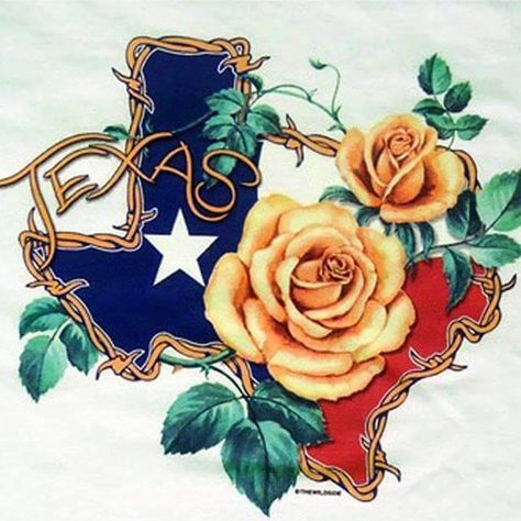 Beautiful Texas!!!!! Cowgirls Tattoo, Yellow Rose Of Texas, Texas Tattoos, Texas Life, Texas Forever, Loving Texas, Texas Art, Texas Girl, Texas Flags