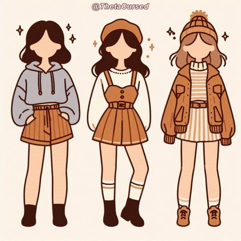 Cute Cartoon Outfits, Full Body Drawing, Cute Pictures To Draw, 30 Day Art Challenge, Cartoon Drawing Tutorial, Friend Pictures Poses, Clothing Design Sketches, Fashion Drawing Dresses, Drawing Anime Clothes