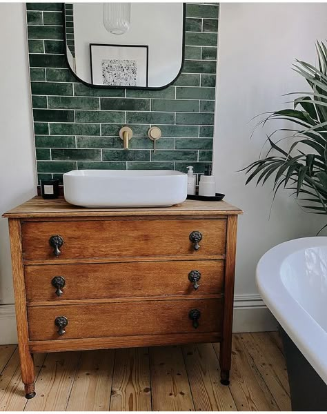 Cottage Vibe Bathroom, Miners Cottage, Hide Pipes, Victorian House Renovation, Bathroom Lighting Ideas, Bathroom Sink Units, Easy Bathrooms, Victorian Renovation, Vintage Sink