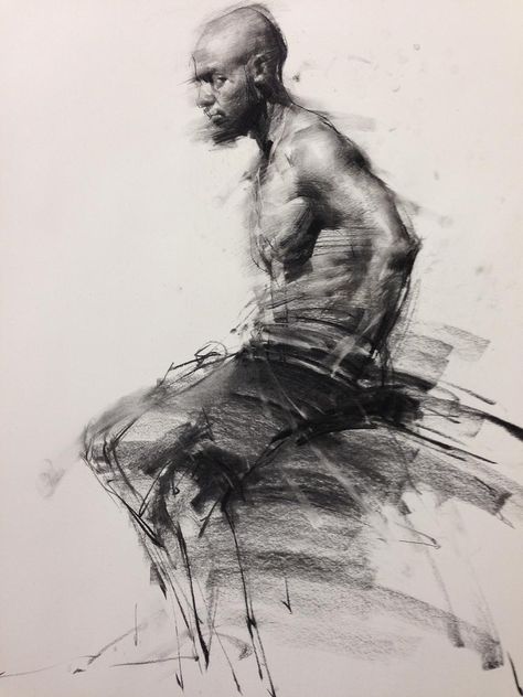 ZIN LIM Paper Portrait, Portrait Fine Art, Pencil Drawing Tutorials, Drawing Charcoal, Figure Art, Human Figure Drawing, Drawing On Paper, Charcoal Art, Drawing Drawing