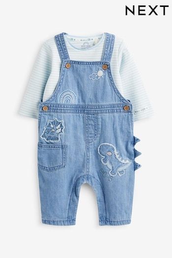 Buy Boys' Clothing Online | Next UK Dungarees Outfits, Baby Applique, Denim Dungarees, Crochet Sandals, Boys Denim, Cotton Bodysuit, Blue Baby, Baby Outfits, Baby Disney