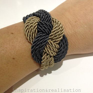 Nautical Diy, Nautical Accessories, Nautical Bracelet, Diy Winter, Friendship Bracelets Tutorial, Diy Jewelry Inspiration, Winter Diy, Textile Jewelry, Cool Diy Projects