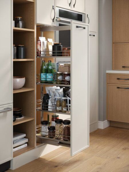 Design-Craft Cabinets | Premier Tall Pull-Out Pantry % Craft Cabinets, Tall Cabinets, Pull Out Pantry, Craft Cabinet, Tall Cabinet, Small Appliances, Kitchen Cabinet, Design Crafts, Pantry