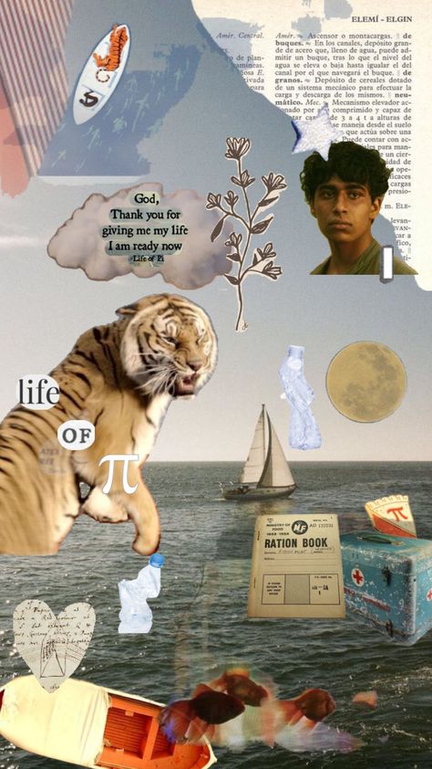 #lifeofpi Life Of Pi Aesthetic, Pi Aesthetic, Life Of Pi, Wallpapers, Books