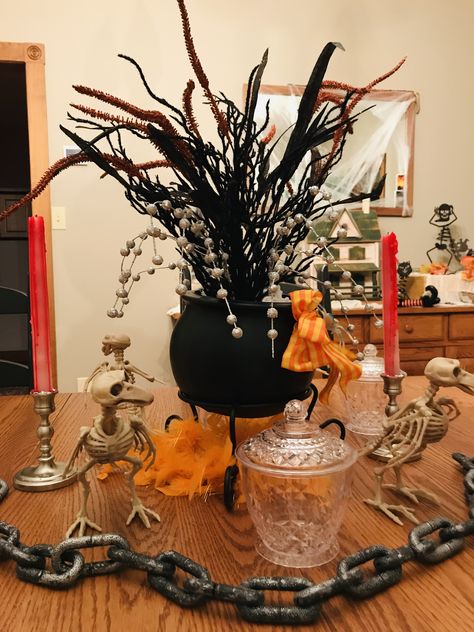 Cauldron Centerpiece, Halloween Wedding Centerpieces, Bubble Bubble, Halloween Wedding, Wedding Centerpieces, Bubbles, Table Decorations, Halloween, Home Decor