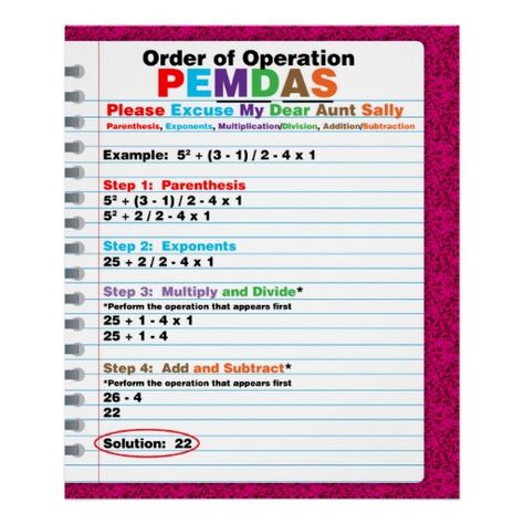 #Sold PEMDAS #OrderOfOperations #Poster #pemdas #math #MathClassroom #school #teacher #education #classroom #ClassroomPosters Pemdas Order Of Operations, Math Cheat Sheet, Learning Mathematics, Math Anchor Charts, Fifth Grade Math, Math Tutorials, Math Help, Order Of Operations, Math Notebooks