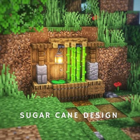 Minecraft Building Designs�😇 on Instagram: “Sugar Cane Design Rate 1-10 🥑 . Follow @awesomebuild for more . Made by @extraarbuilds” Minecraft Building Ideas, Minecraft Decoration, Rumah Minecraft Sederhana, Minecraft Structures, Minecraft Interior Design, Bangunan Minecraft, Minecraft Farm, Minecraft Cottage, Easy Minecraft Houses