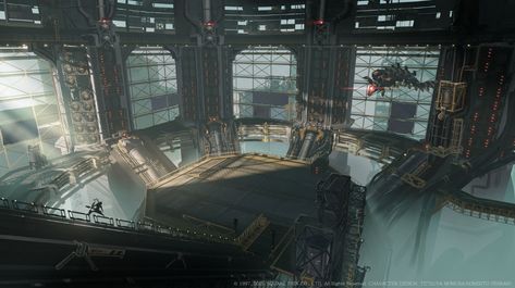 Goods Transport Area Art - Final Fantasy VII Remake Intergrade Art Gallery Fantasy Concept Art Environment, Final Fantasy Concept Art, Concept Art Environment, Art Environment, Art Final, Fantasy Town, Final Fantasy Vii Remake, Fantasy Concept Art, Environment Design