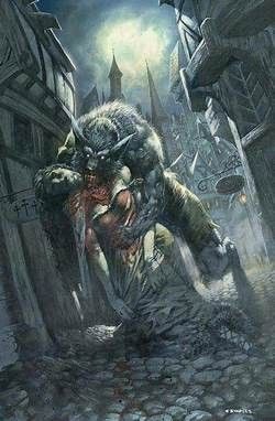 Bark At The Moon, Werewolf Art, Vampires And Werewolves, World Of Darkness, Classic Monsters, Creatures Of The Night, The Villain, Horror Art, Fantasy Creatures