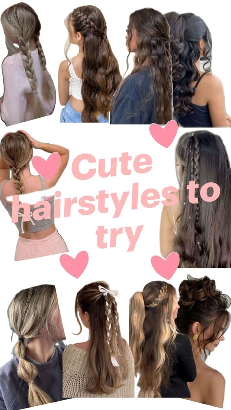 Track Hairstyles, Preppy Hairstyles, Peinados Hair Styles, Hairstyle Examples, Cute Hairstyles For School, Hair Inspiration Long, Easy Bun Hairstyles, Hair Inspiration Short