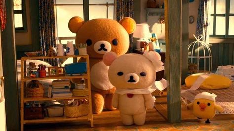 Rilakkuma And Kaoru, Character Plot, Lucky Ducky, Crayon Shinchan, Cute Laptop Wallpaper, Dorm Posters, Ghibli Art, Design Posters, Rilakkuma