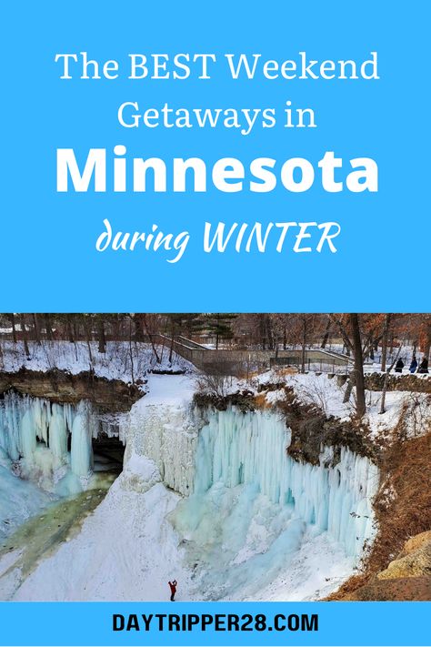 Looking for a Minnesota winter weekend getaway? We've got you covered. From snowy ski resorts to charming small towns, find the perfect escape this winter. Winter Weekend Getaway, Weekend Family Getaways, Winona Mn, Minnesota Winter, Cross Country Skier, Minnesota Travel, Winter Weekend, Best Weekend Getaways, Grand Marais