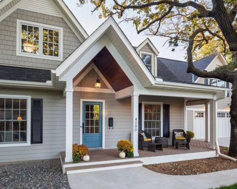 Amazing Gray by Sherwin Williams Grey House White Trim, Intellectual Gray, Grey Exterior House Colors, Exterior Gray Paint, Gray House Exterior, Gray Exterior, Gray House, Grey Houses, Grey Exterior