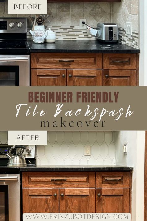 Want to update your kitchen without a major renovation? Learn how to install a backsplash for beginners with this simple DIY backsplash tile tutorial. Perfect for a budget-friendly kitchen makeover! Click to get started. Diy Backsplash, Diy Kitchen Remodel, Cheap Kitchen, Stunning Kitchens, Backsplash Tile, Kitchen On A Budget, Kitchen Remodel Idea, Kitchen Makeover, Simple Diy