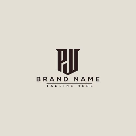 Aw Monogram Logo, W Logo Design Letter, W Logo Design Ideas, Tatto Letters, Pw Logo, Letter W Logo Design, Chamber Logo, W Letter Logo, W Logo Design