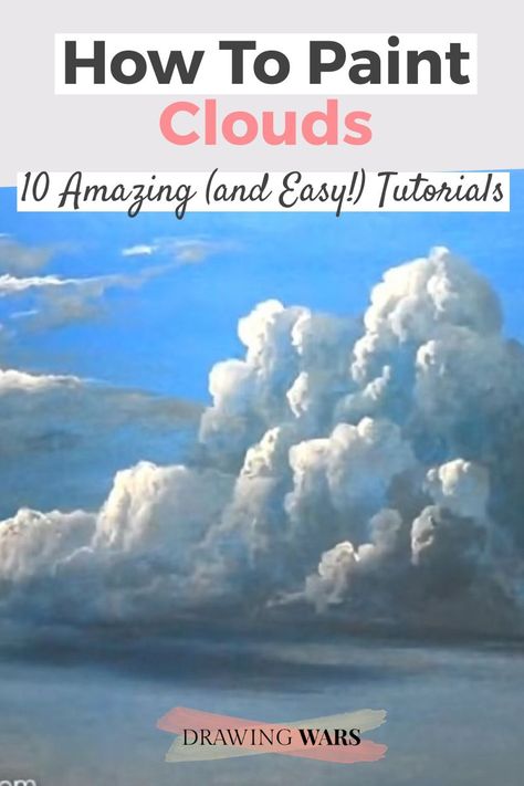 How To Paint Clouds On A Wall, Dreamscape Painting, Rachelle Kearns, Acrylic Clouds, Cloud Painting Acrylic, How To Paint Clouds, Sky Art Painting, Rainbow Clouds, Acrylic Painting Lessons