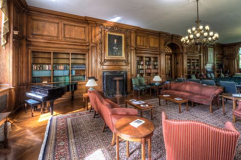 Main School Building Reception Area, Deerfield Academy, Deerfield, MA | Flickr Deerfield Academy, Dalhousie Castle, School Reception, Library Bar, Fireplace Frame, Andrea Palladio, Castle Scotland, Electric Gates, Scotland Castles