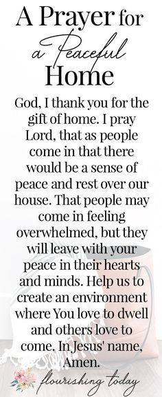 Do you pray God's Word over your home? There is power in praying Bible verses over the things that are important to us. Here are 5 scriptures to pray over your home and family. #prayerforyourhome #scriptures #prayoveryourhome #prayer #bibleverses Pray Over Your Home, Scriptures To Pray, Prayer For My Family, Image Positive, Home Quotes, Quotes Home, Everyday Prayers, Powerful Scriptures, Peaceful Home