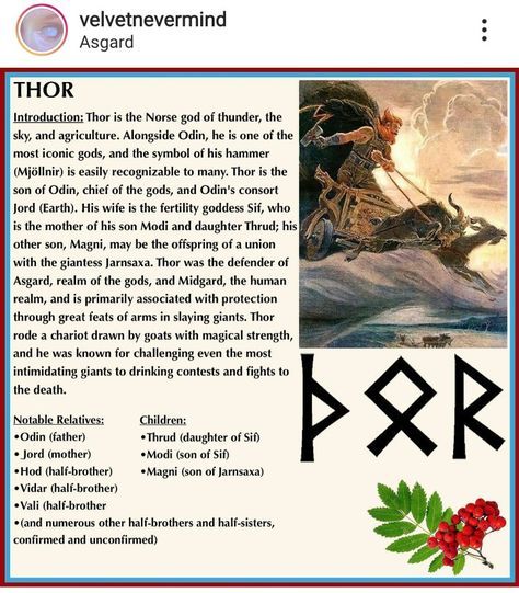 Norse Gods Runes, Thor Offerings, Thor Norse Mythology Art, Thor Deity, Thor Norse Mythology, Thor Norse God, Norse Deities, Norse Magic, North Mythology