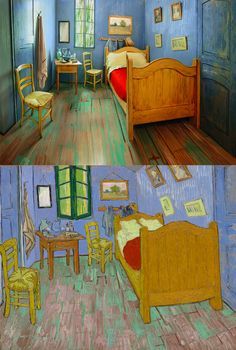 The Art Institute of Chicago Recreates Van Gogh’s Famous Bedroom to be Rented on Airbnb | Colossal Bedroom In Arles, فنسنت فان جوخ, Tableaux Vivants, Francis Picabia, Vincent Van Gogh Paintings, Arte Van Gogh, Colossal Art, The Art Institute Of Chicago, Art Parody